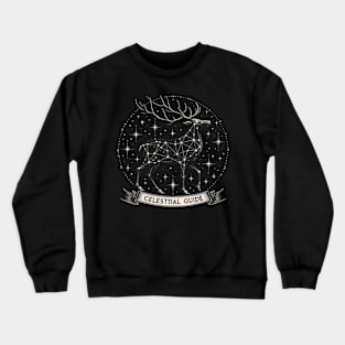 Cosmic Reindeer Constellation Crewneck Sweatshirt